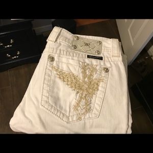 White Miss Me Jeans